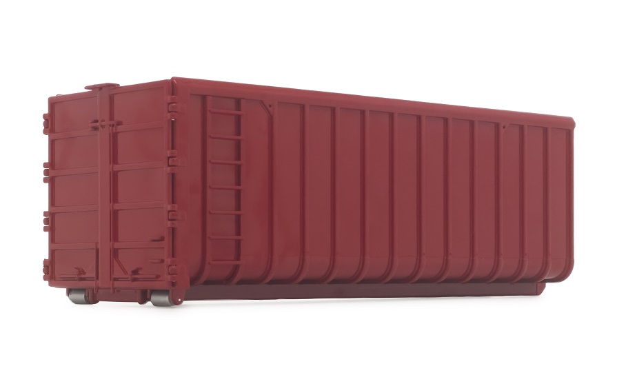 Hooklift Container 40m3 Red - 1:32